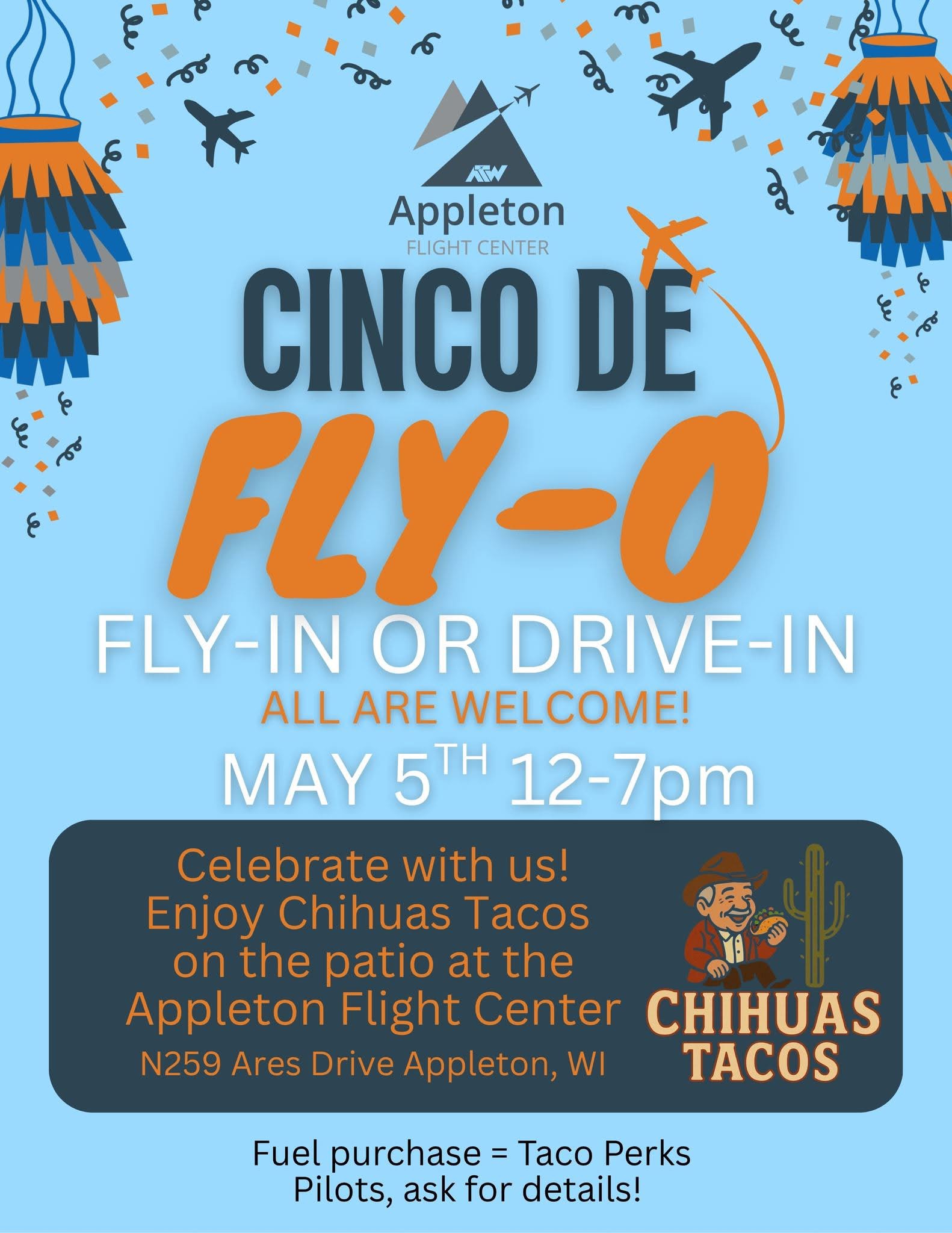 Cinco de Fly-O at Appleton Flight Center (KATW) Appleton Wisconsin, May 2026